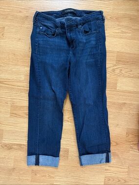 Liverpool Women’s Dark Indigo Cropped Jeans
